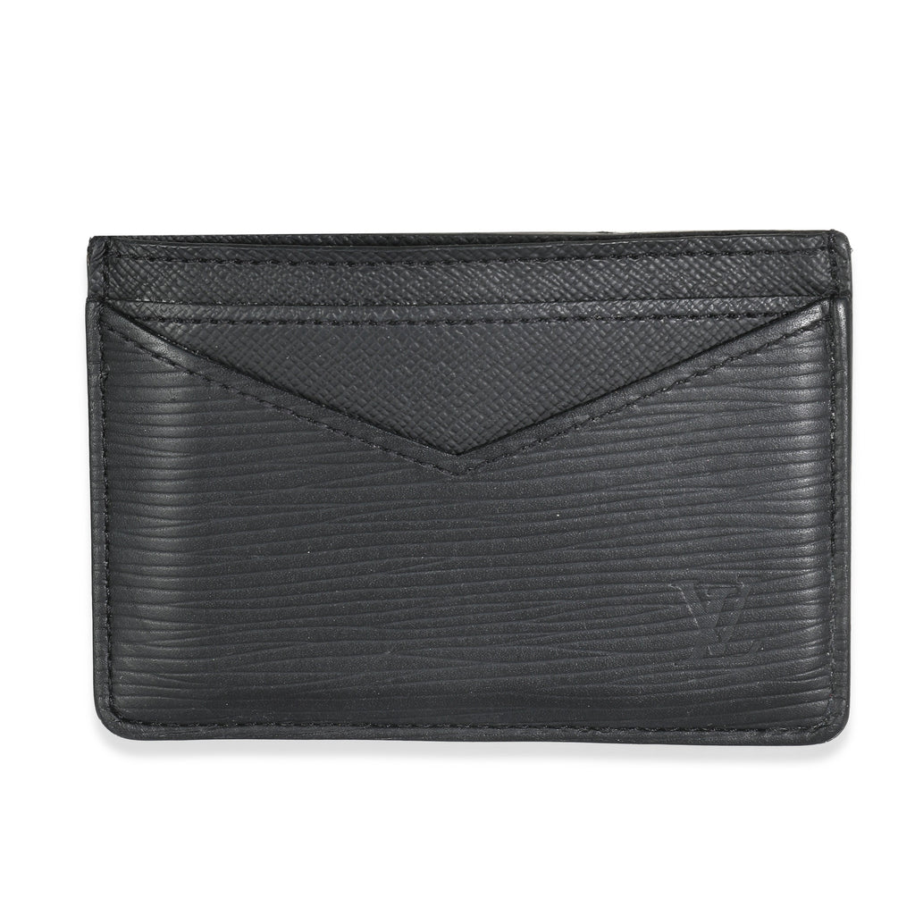 Louis Vuitton Black Epi Neo Card Holder