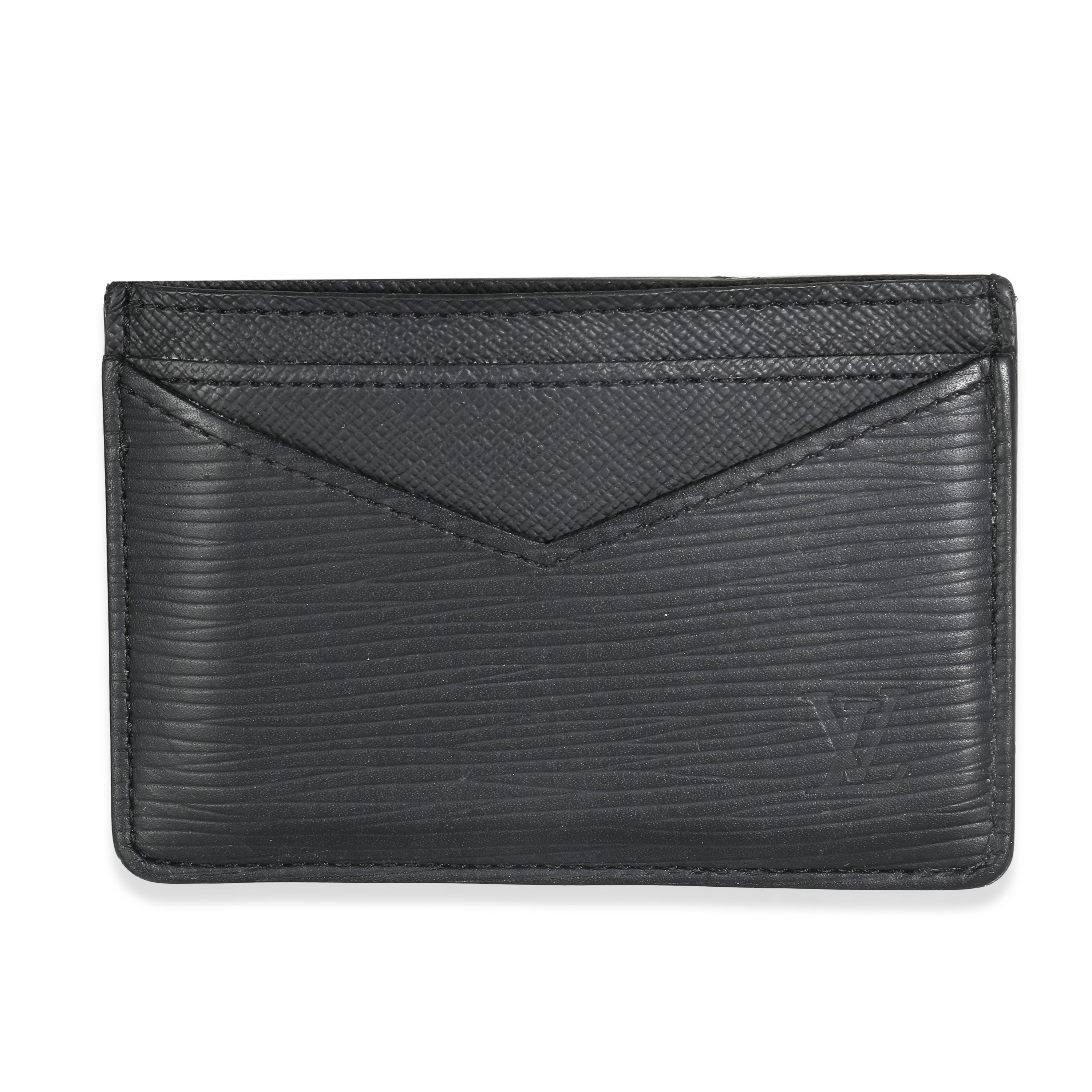 Louis Vuitton Black Epi Neo Card Holder