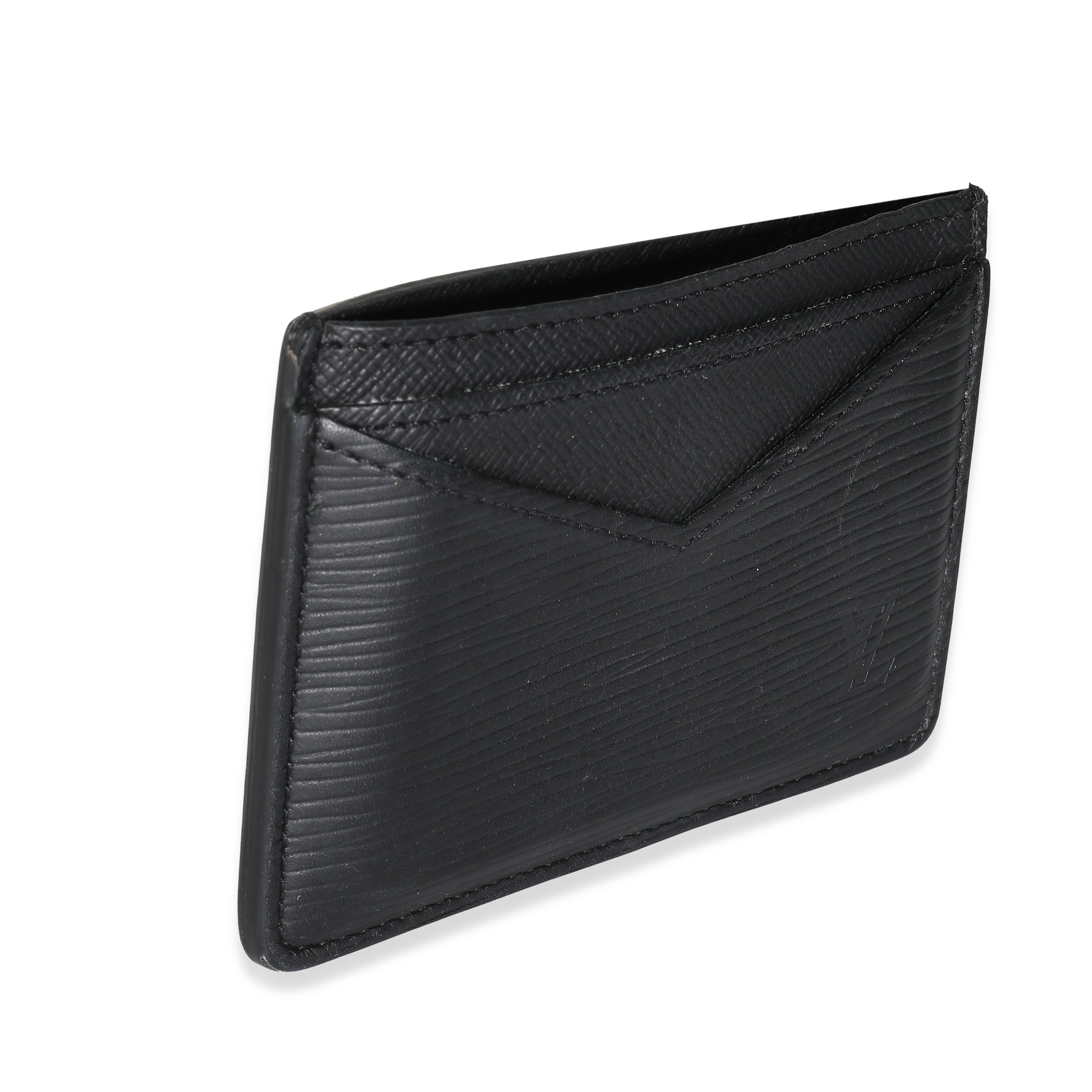 Louis Vuitton Black Epi Neo Card Holder