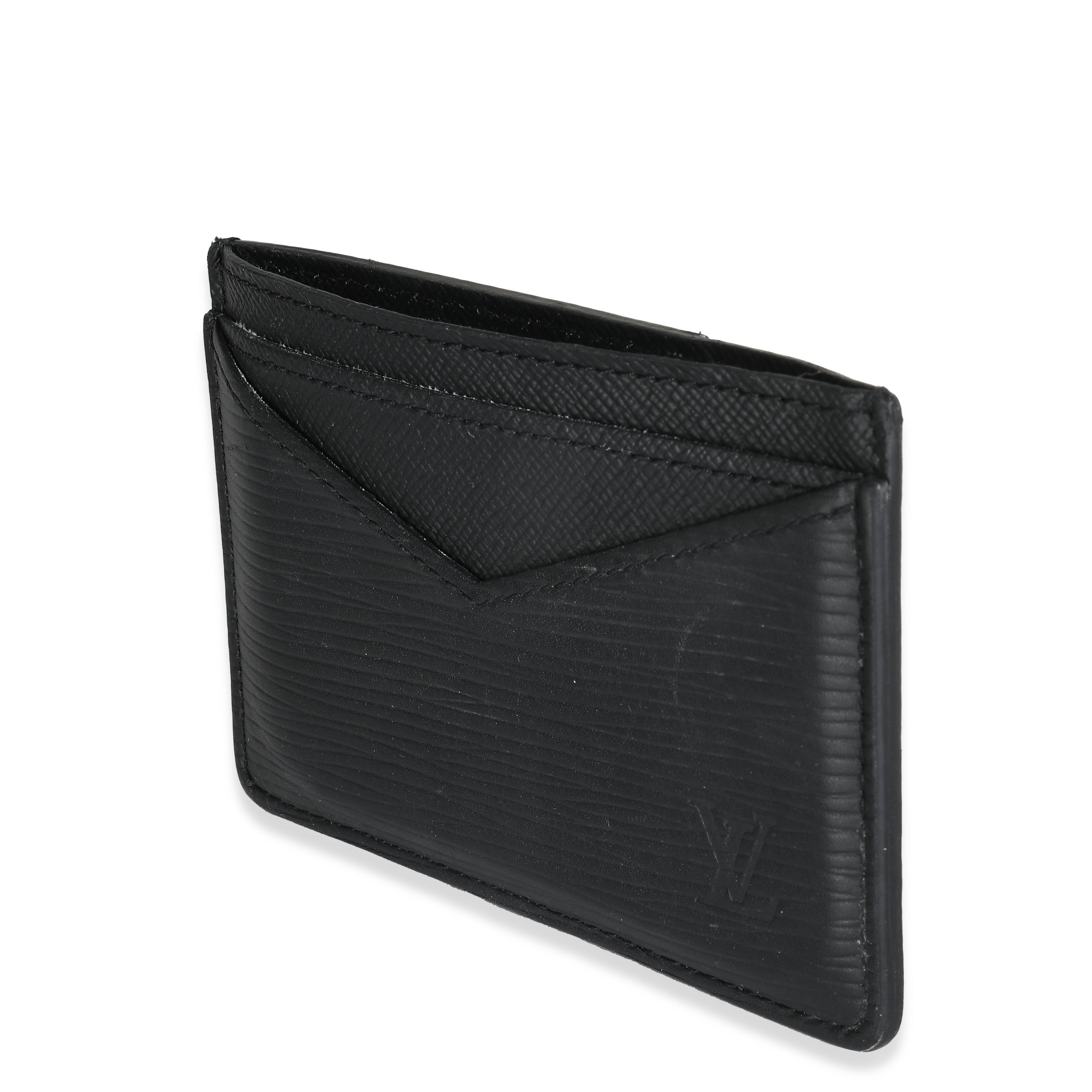 Louis Vuitton Black Epi Neo Card Holder