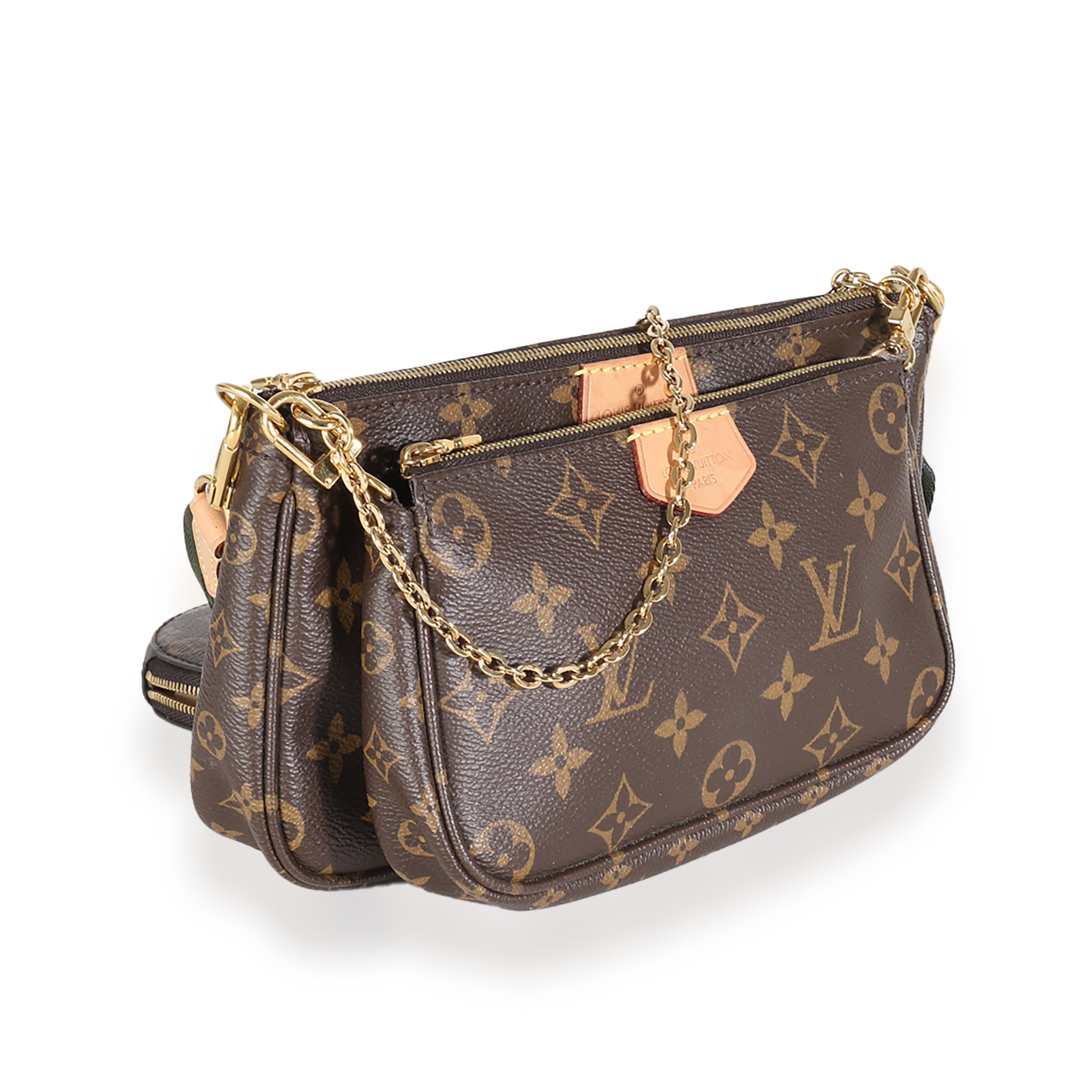 Louis Vuitton Khaki Monogram Canvas Multi Pochette Accessories