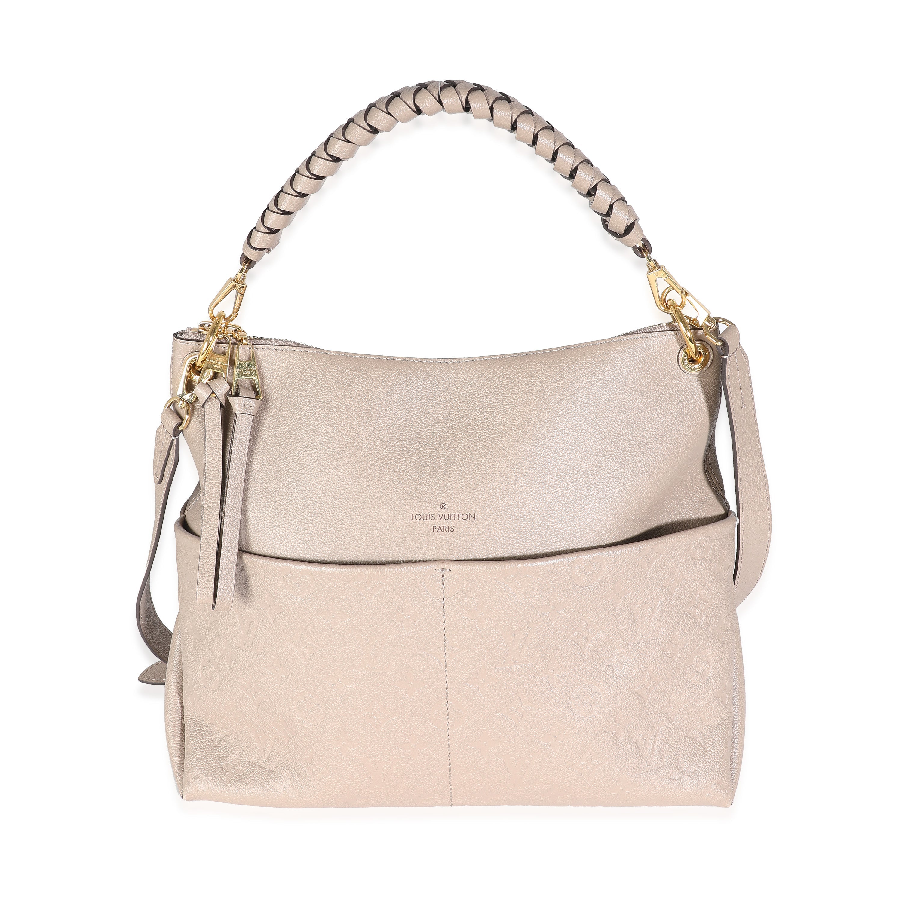 Louis Vuitton Turtledove Monogram Empreinte Maida Hobo