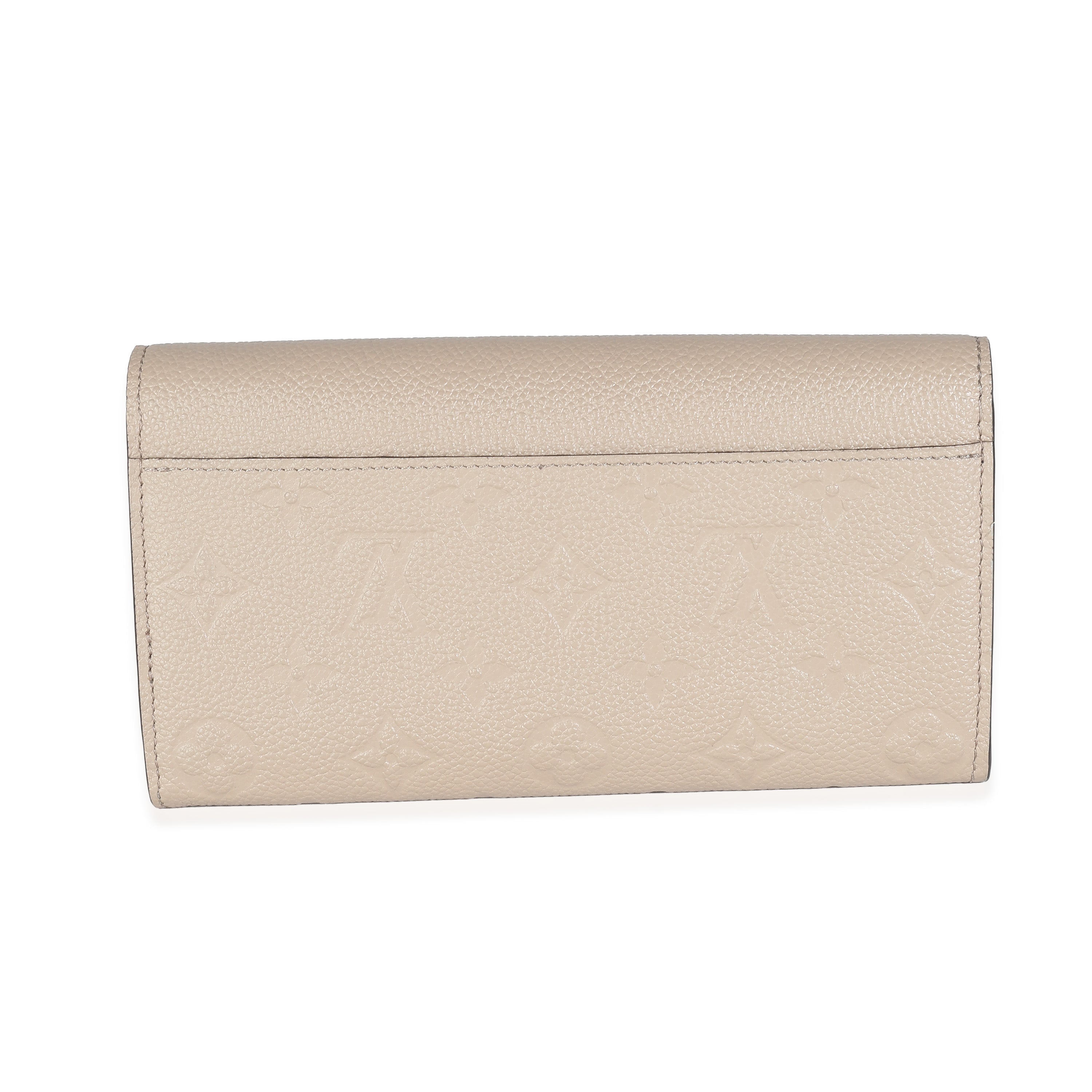 Louis Vuitton Turtledove Monogram Empreinte Sarah Wallet
