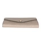 Louis Vuitton Turtledove Monogram Empreinte Sarah Wallet