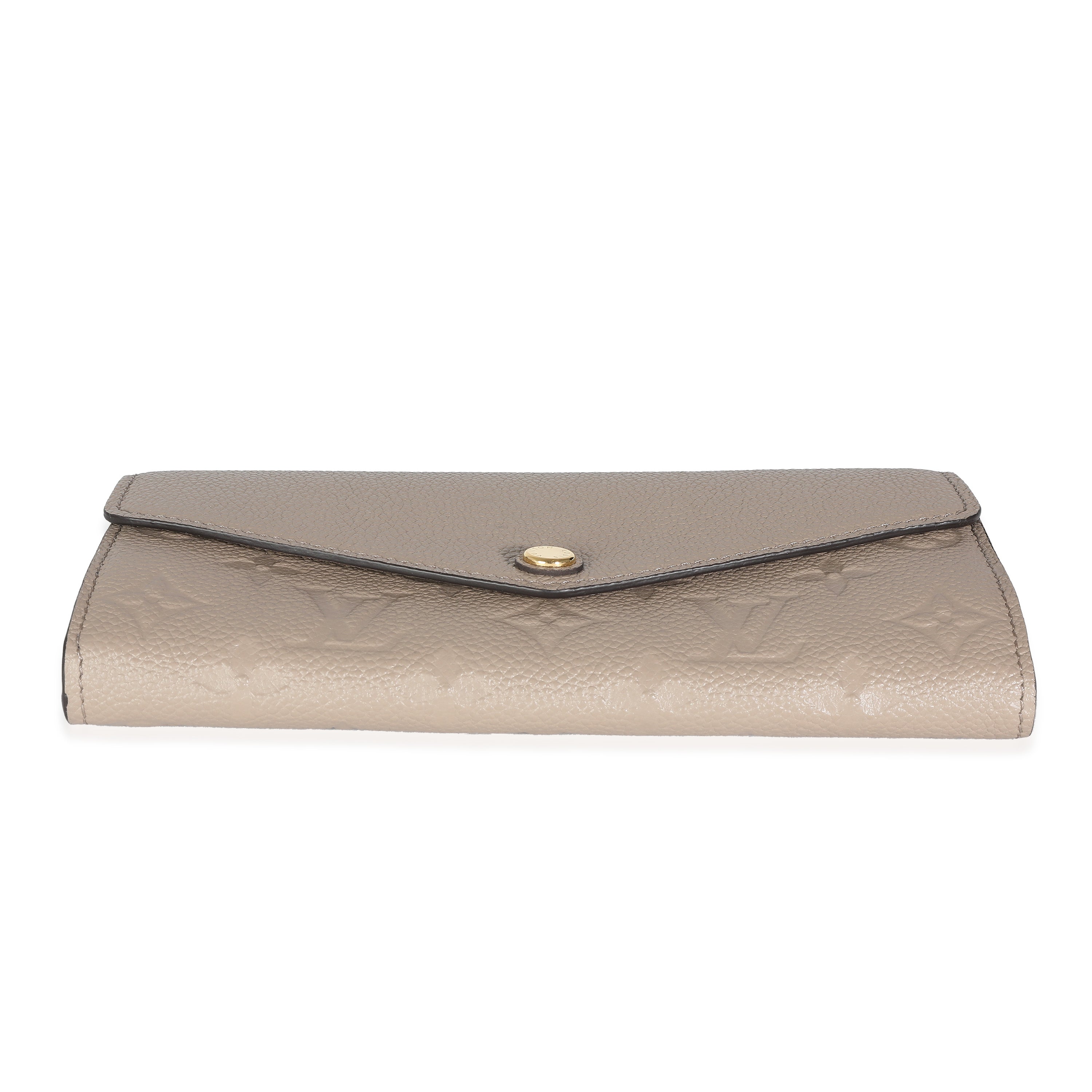 Louis Vuitton Turtledove Monogram Empreinte Sarah Wallet