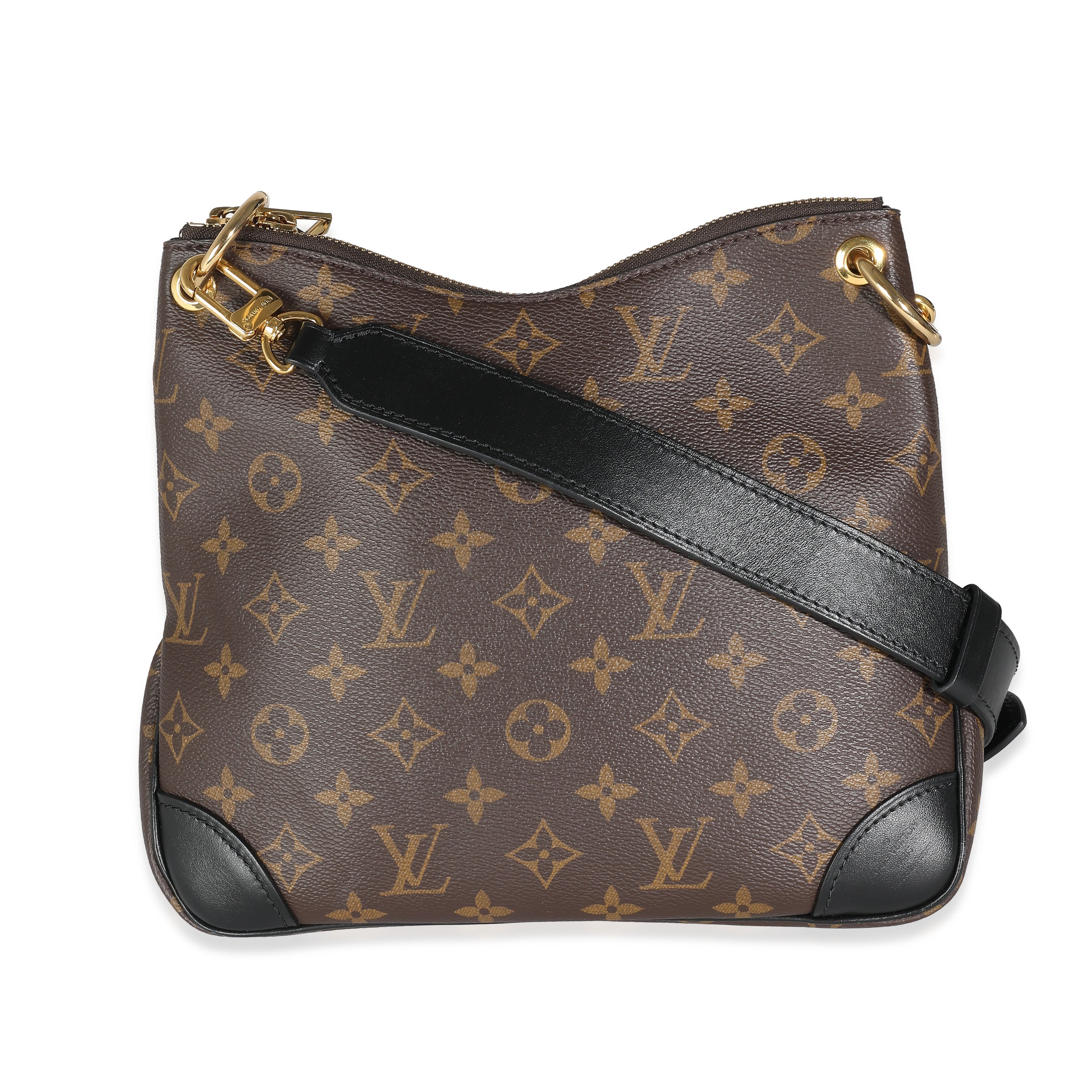 Louis Vuitton Black Monogram Canvas Odeon PM