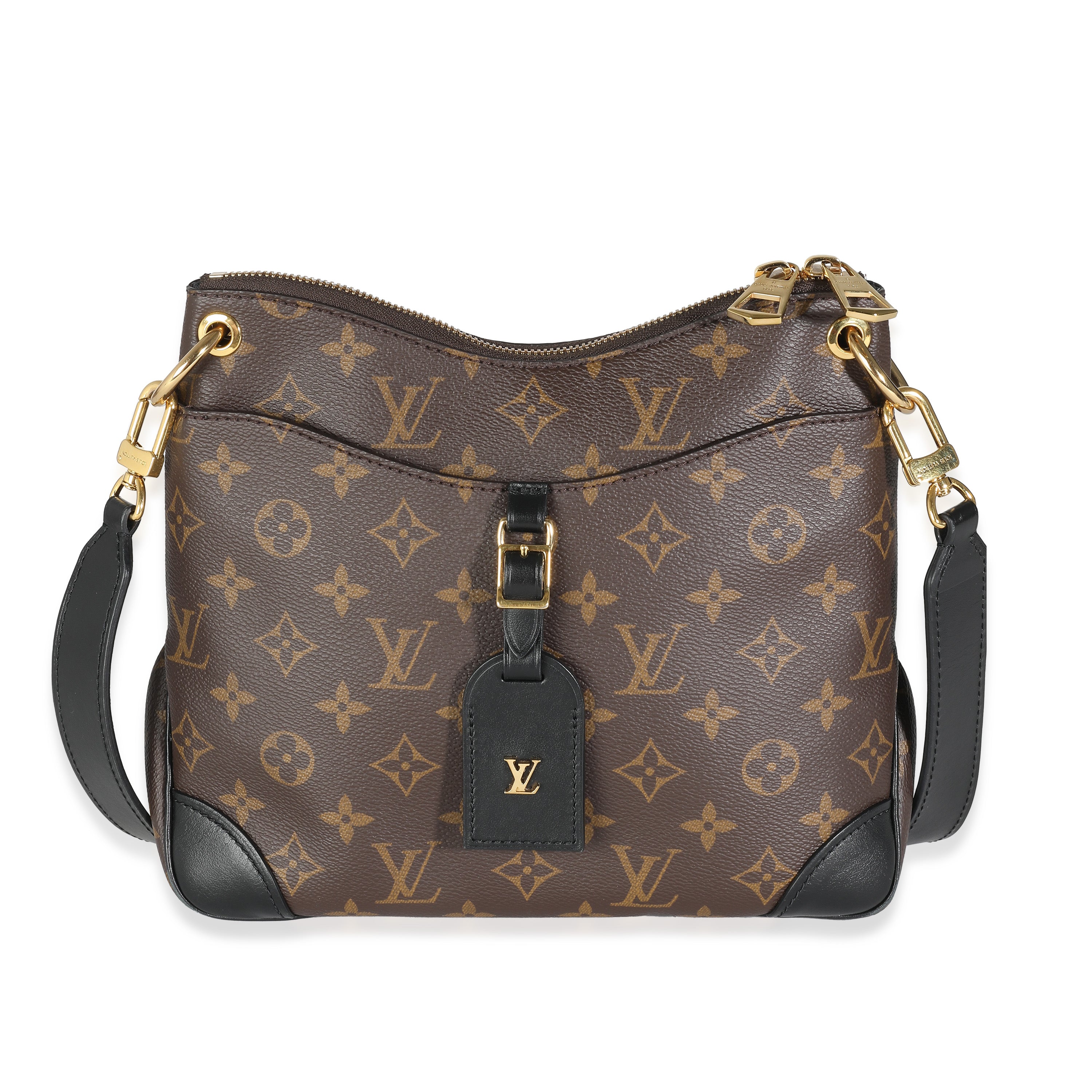 Louis Vuitton Black Monogram Canvas Odeon PM