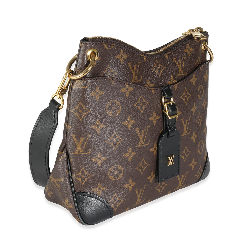 Louis Vuitton Black Monogram Canvas Odeon PM
