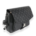 Louis Vuitton Black Taigarama Monogram Eclipse Outdoor Flap Messenger