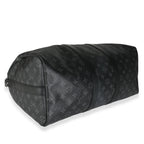Louis Vuitton Monogram Eclipse Canvas Keepall Bandouliere 45