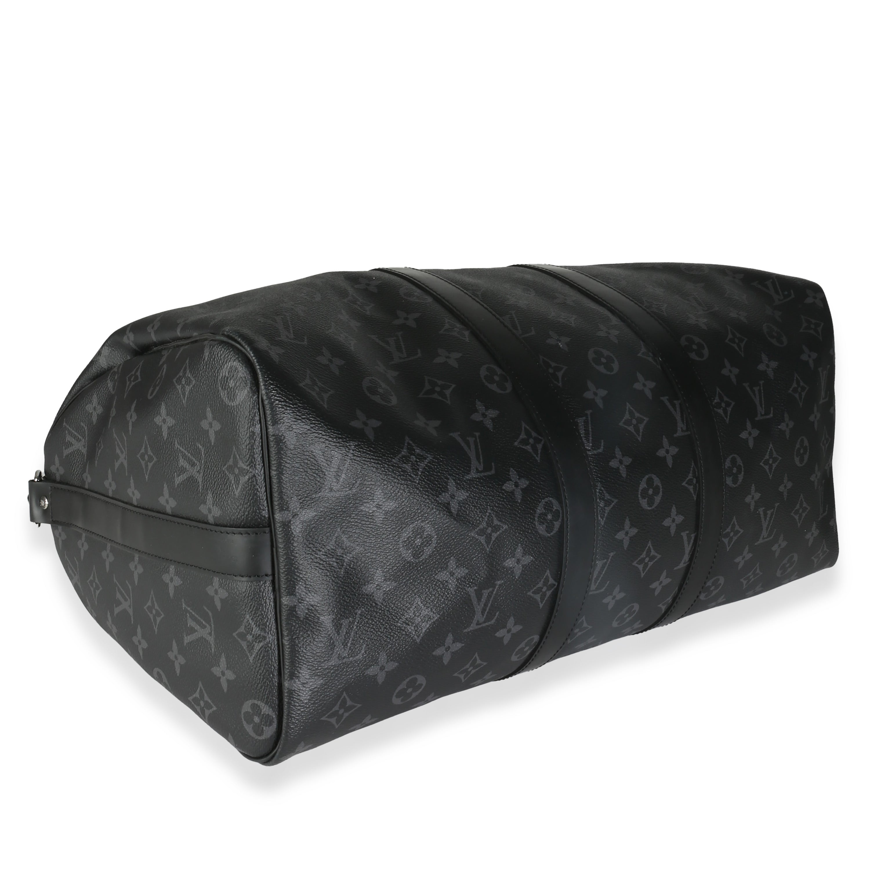 Louis Vuitton Monogram Eclipse Canvas Keepall Bandouliere 45