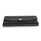 Louis Vuitton Black Mahina Victorine Wallet