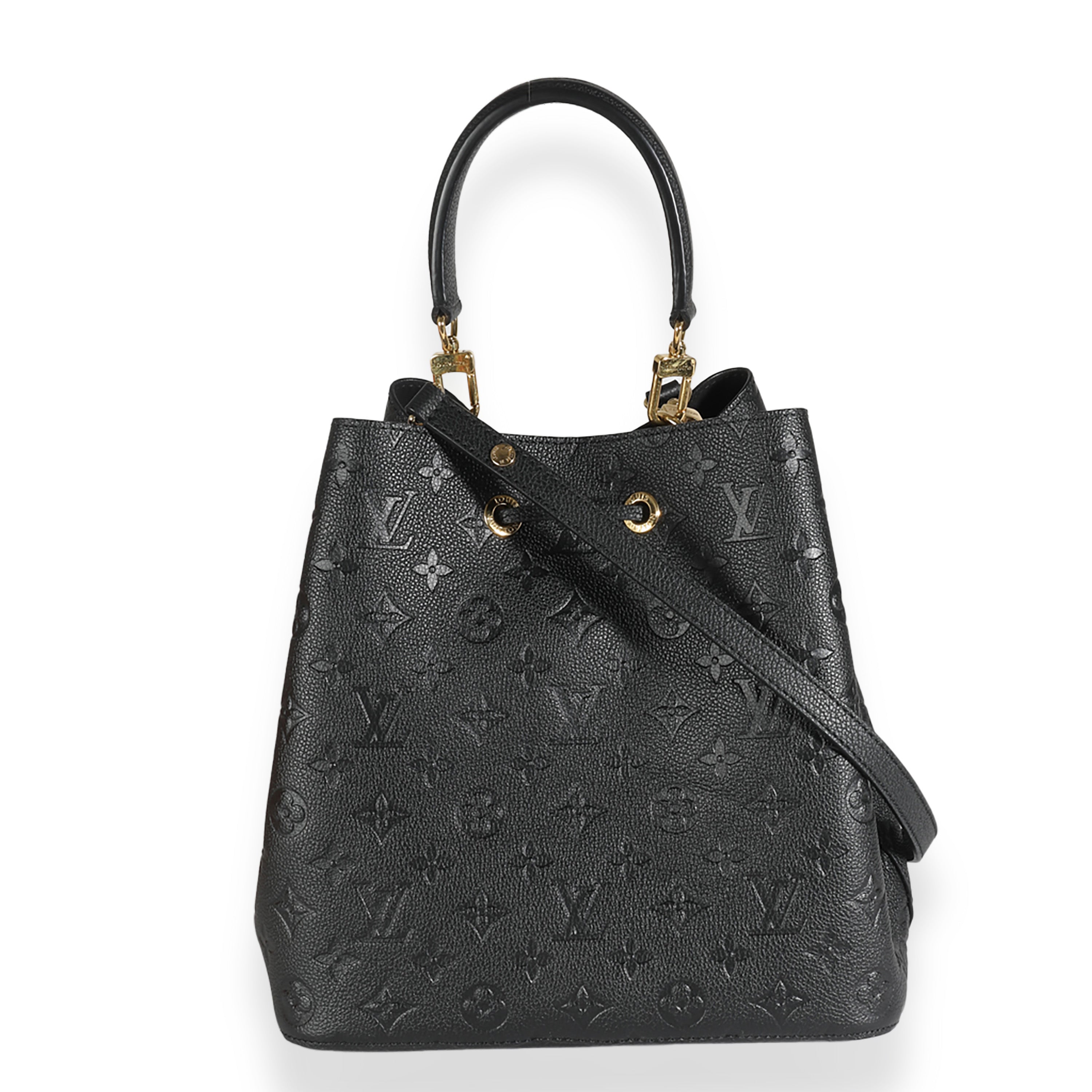 Louis Vuitton Black Monogram Empreinte NeoNoe MM