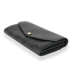 Louis Vuitton Black Monogram Empreinte Sarah Wallet