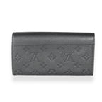 Louis Vuitton Black Monogram Empreinte Sarah Wallet
