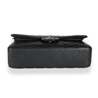 Chanel Black Quilted Lambskin Medium Classic Double Flap Bag