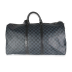 Louis Vuitton Damier Cobalt Canvas Keepall Bandouliere 55