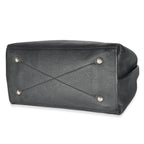 Louis Vuitton Black Mahina Carmel Hobo