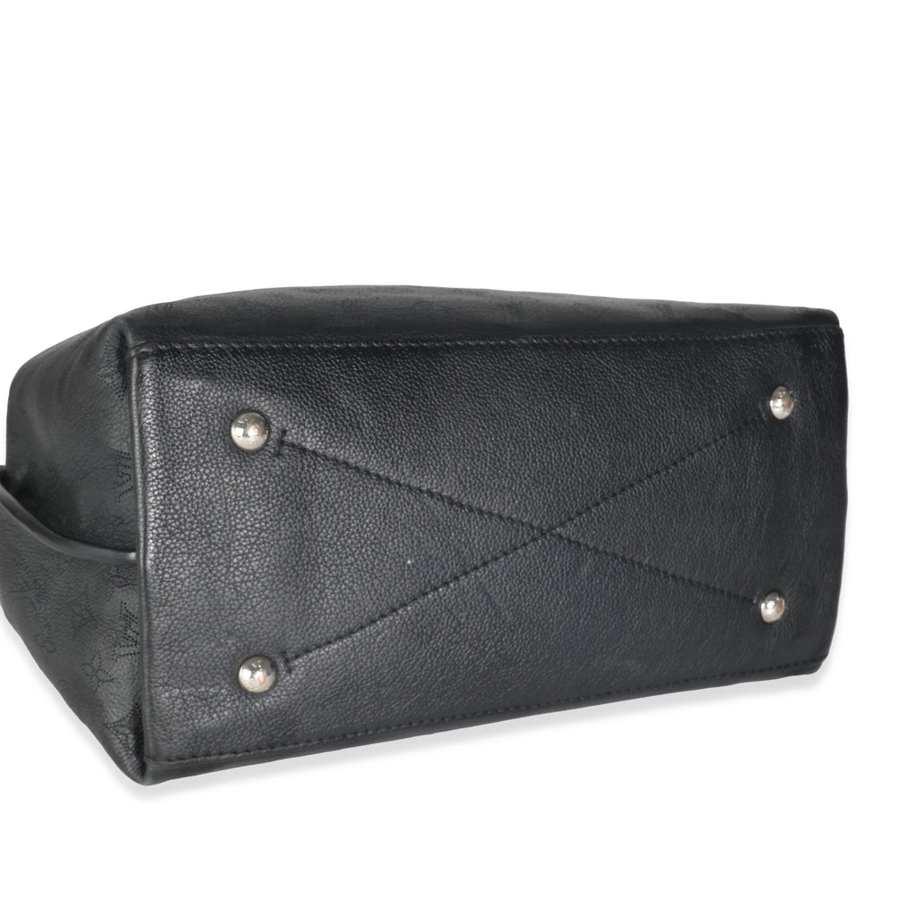 Louis Vuitton Black Mahina Carmel Hobo