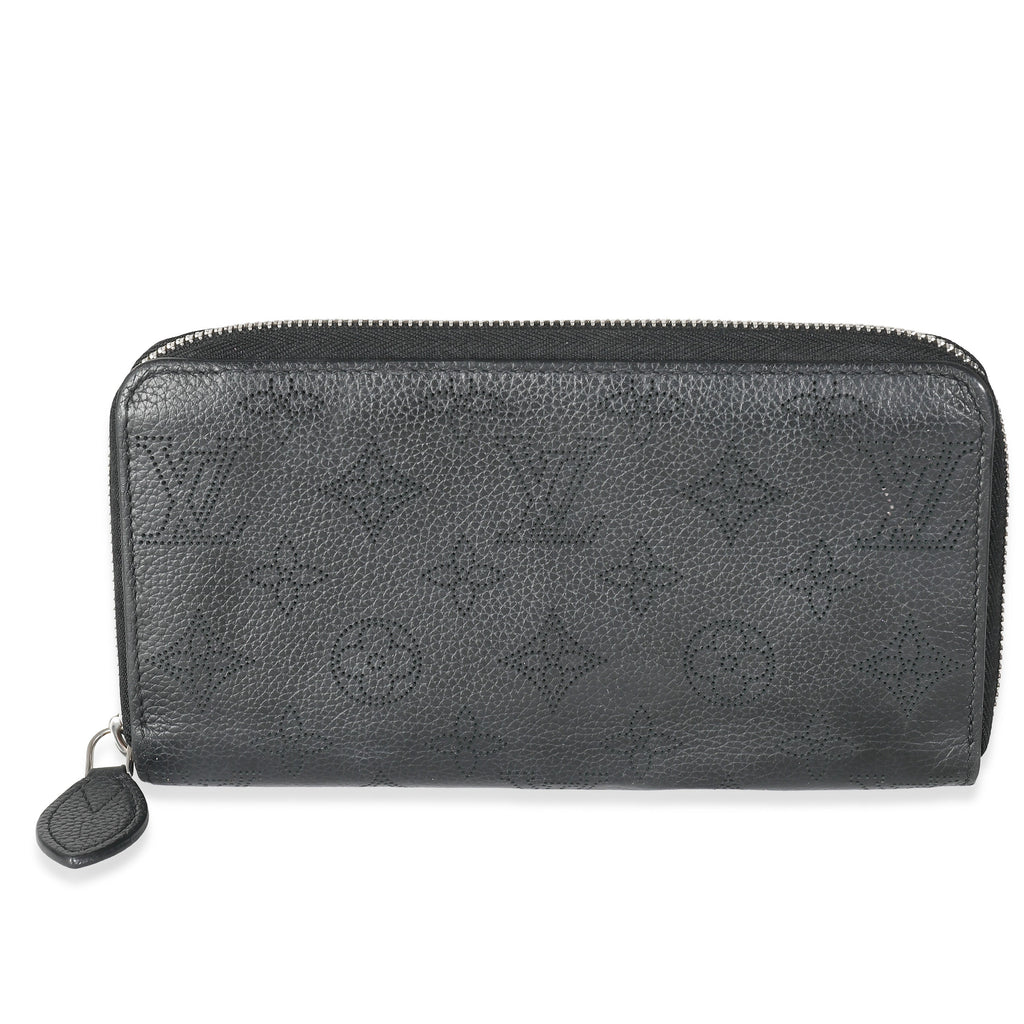 Louis Vuitton Black Mahina Zippy Wallet