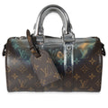 Louis Vuitton Monogram Canvas Metallic Nebula Keepall Bandouliere 25