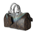 Louis Vuitton Monogram Canvas Metallic Nebula Keepall Bandouliere 25