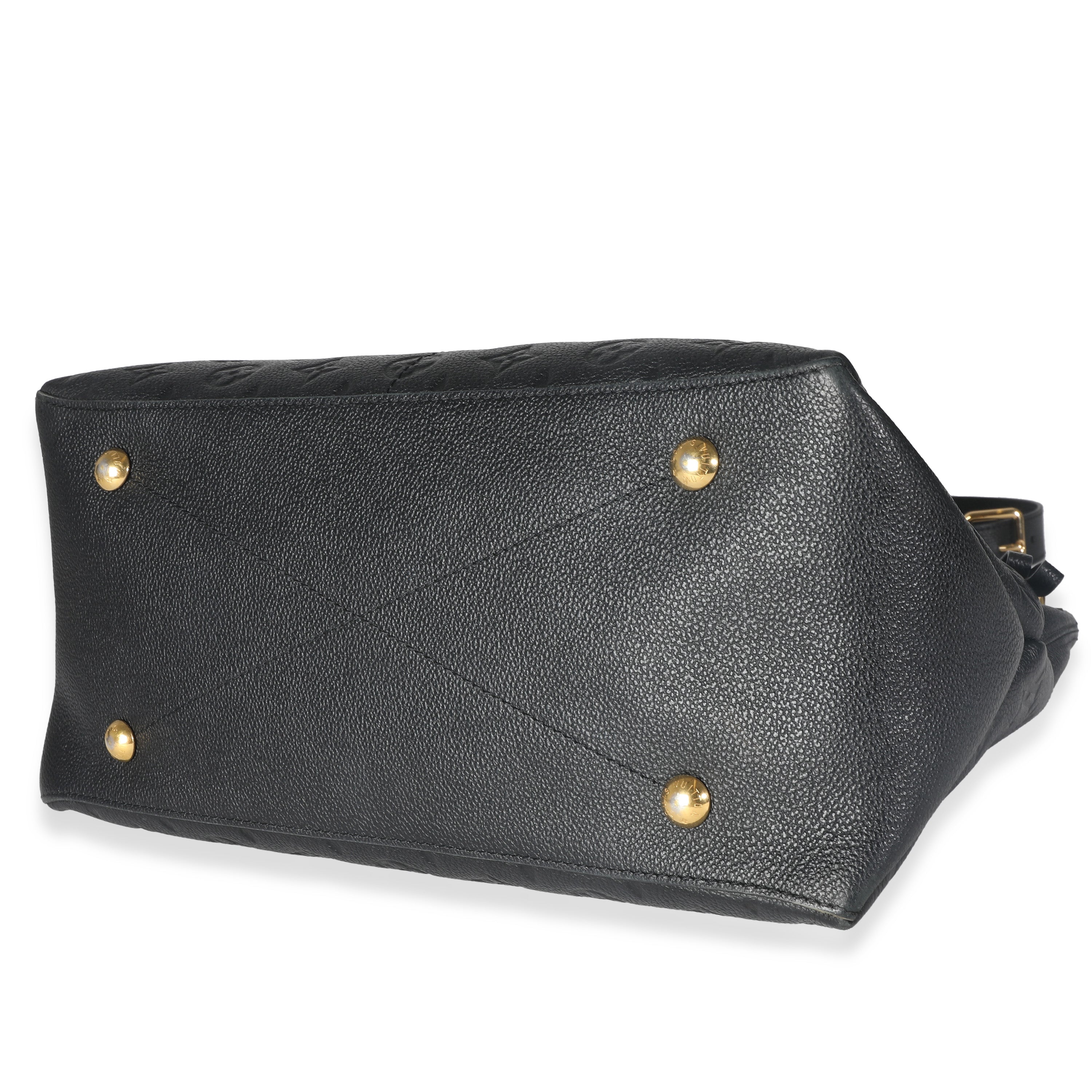 Louis Vuitton Black Monogram Empreinte Maida Hobo