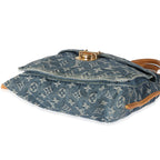 Louis Vuitton Blue Monogram Denim Sac Plat