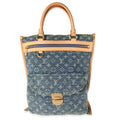 Louis Vuitton Blue Monogram Denim Sac Plat