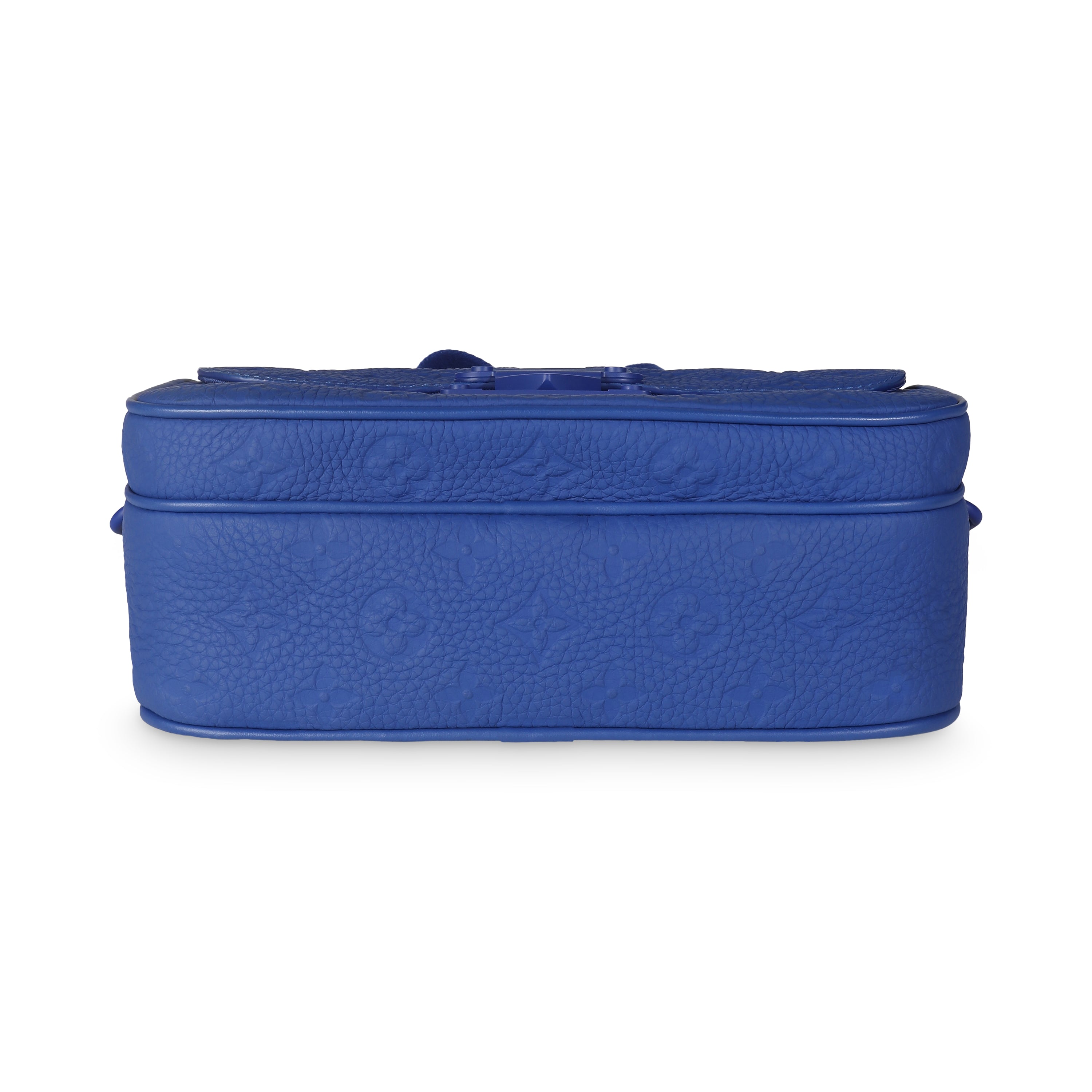 Louis Vuitton Blue Taurillon Monogram S Lock Messenger