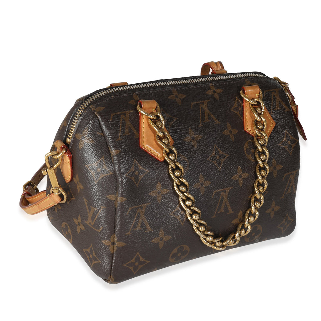 Louis Vuitton Monogram Canvas Chain Speedy 20