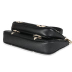 Louis Vuitton Beige Black Monogram Empreinte Multi Pochette Accessoires