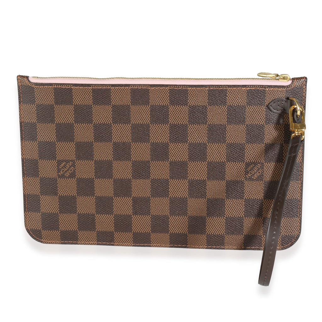 Louis Vuitton Damier Ebene Canvas Neverfull Pouch