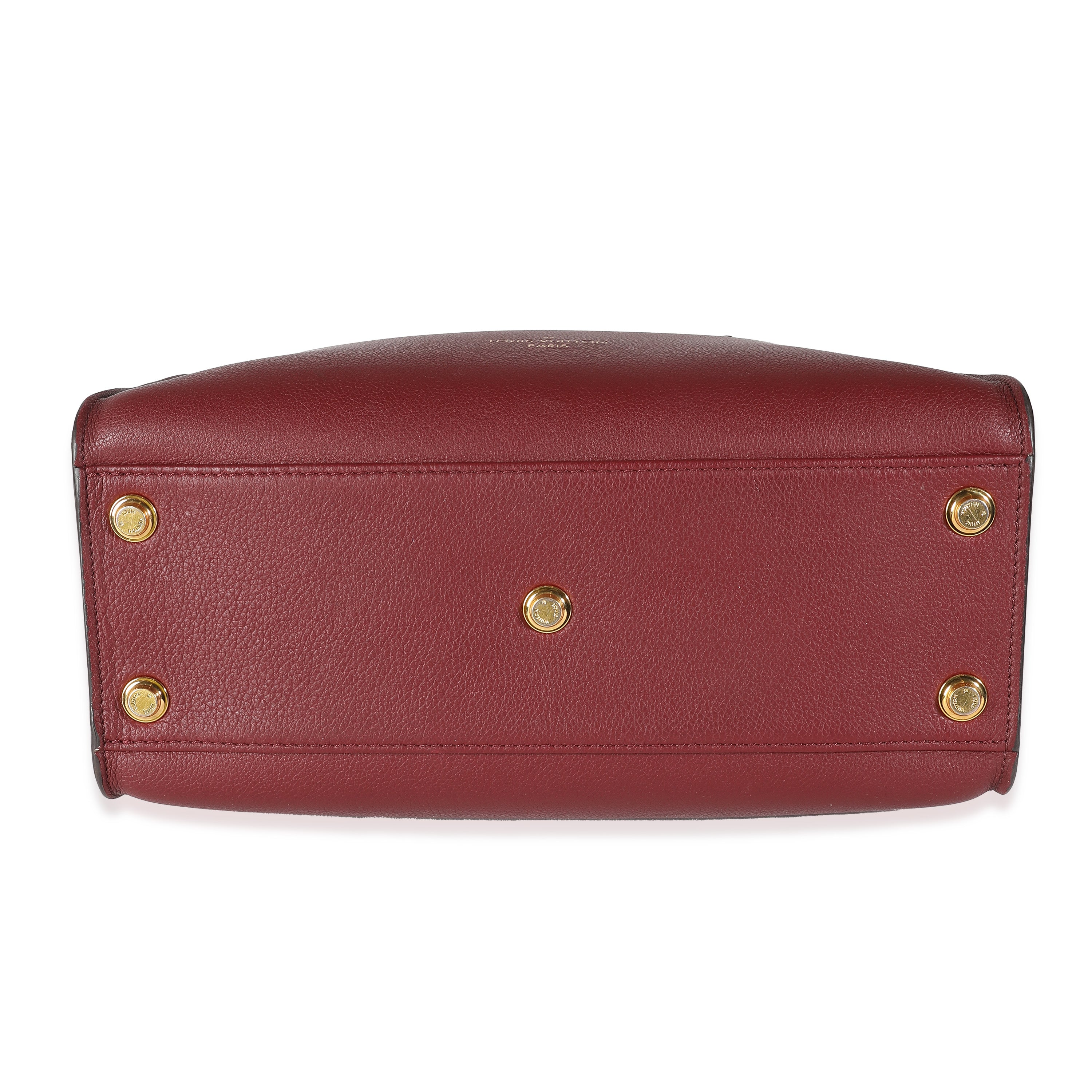 Louis Vuitton Wine Monogram Canvas On My Side MM