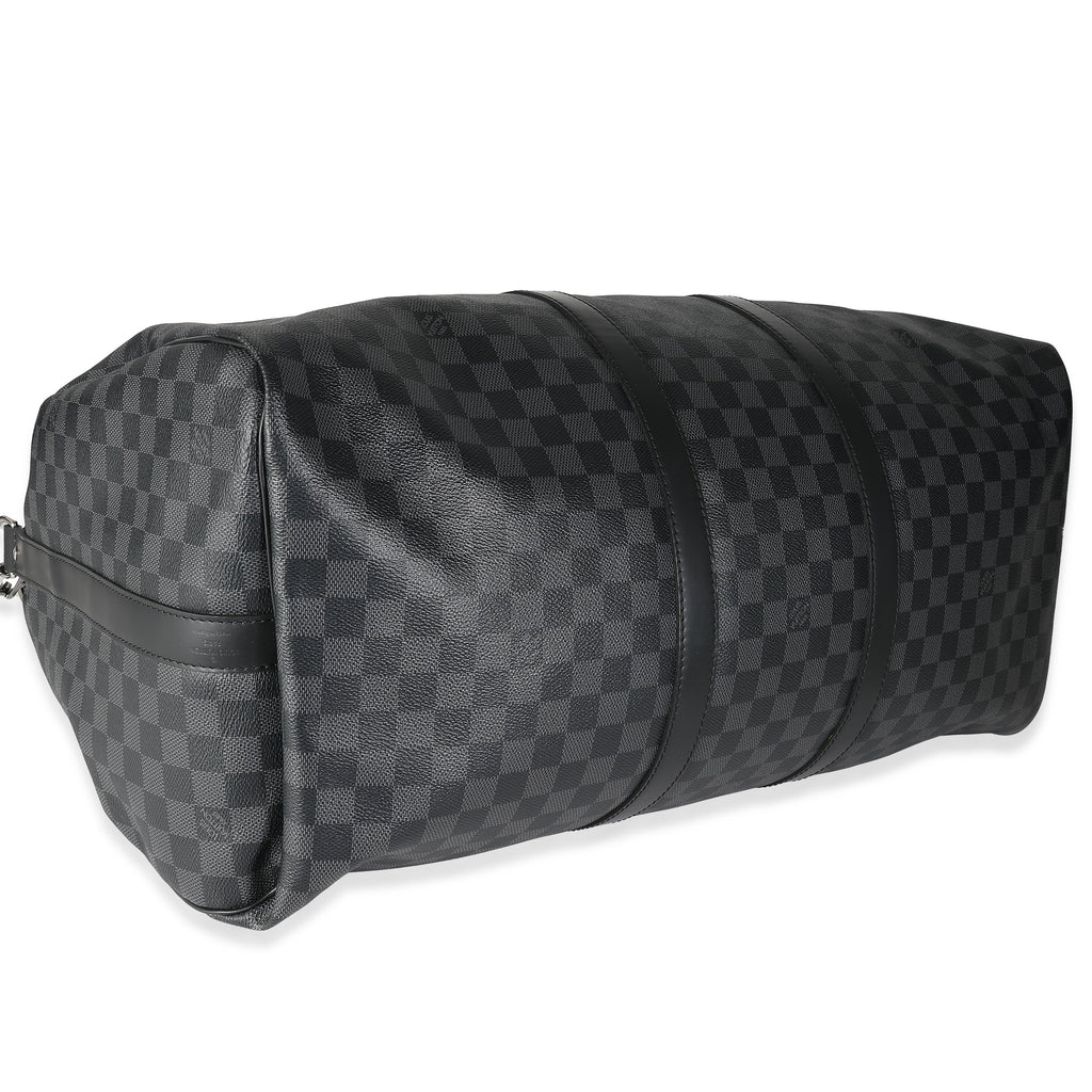 Louis Vuitton Damier Graphite Canvas Keepall Bandouliere 55