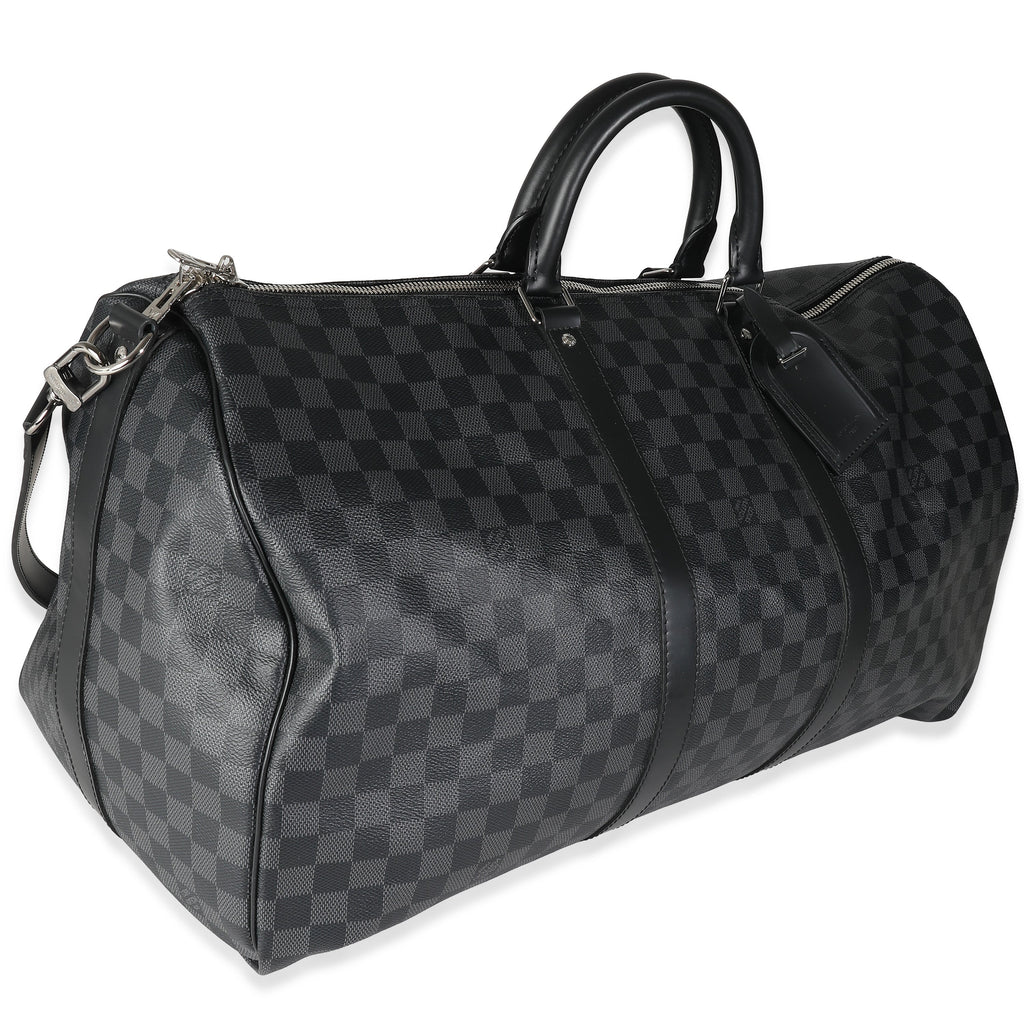 Louis Vuitton Damier Graphite Canvas Keepall Bandouliere 55
