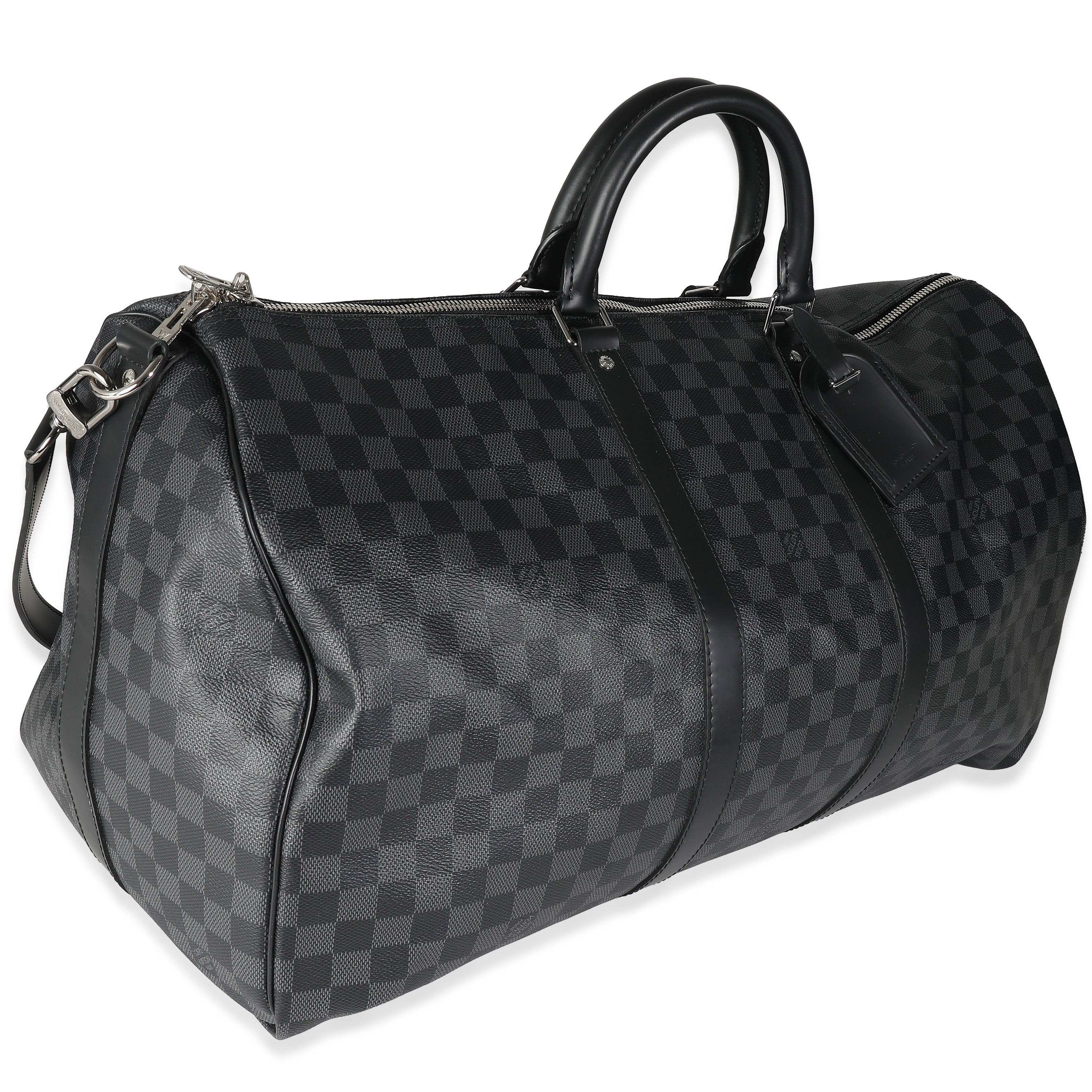 Louis Vuitton Damier Graphite Canvas Keepall Bandouliere 55