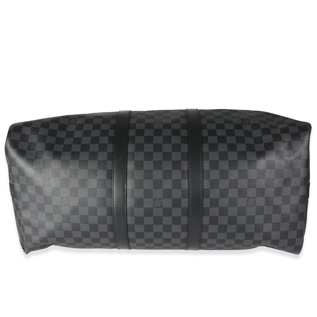Louis Vuitton Damier Graphite Canvas Keepall Bandouliere 55