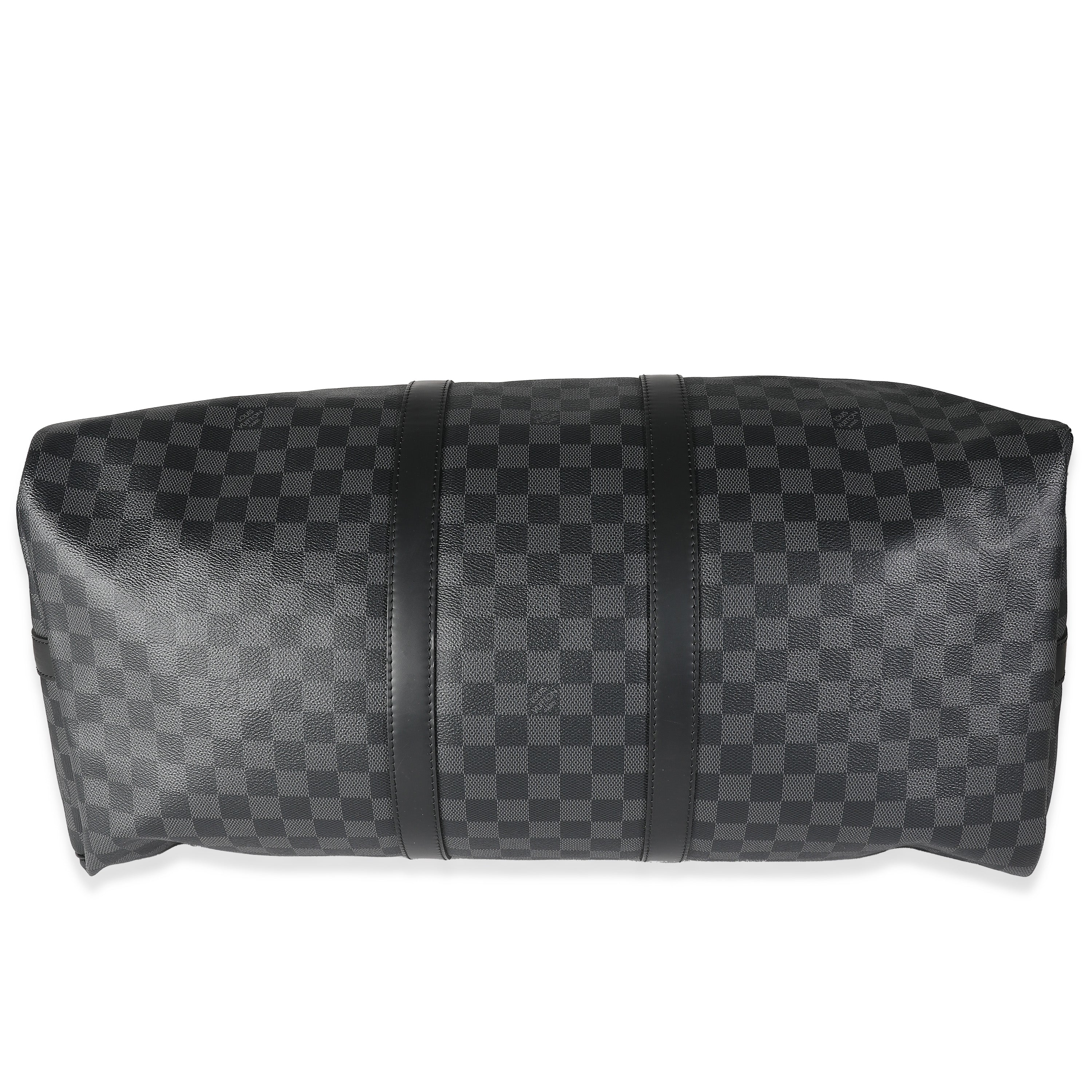 Louis Vuitton Damier Graphite Canvas Keepall Bandouliere 55