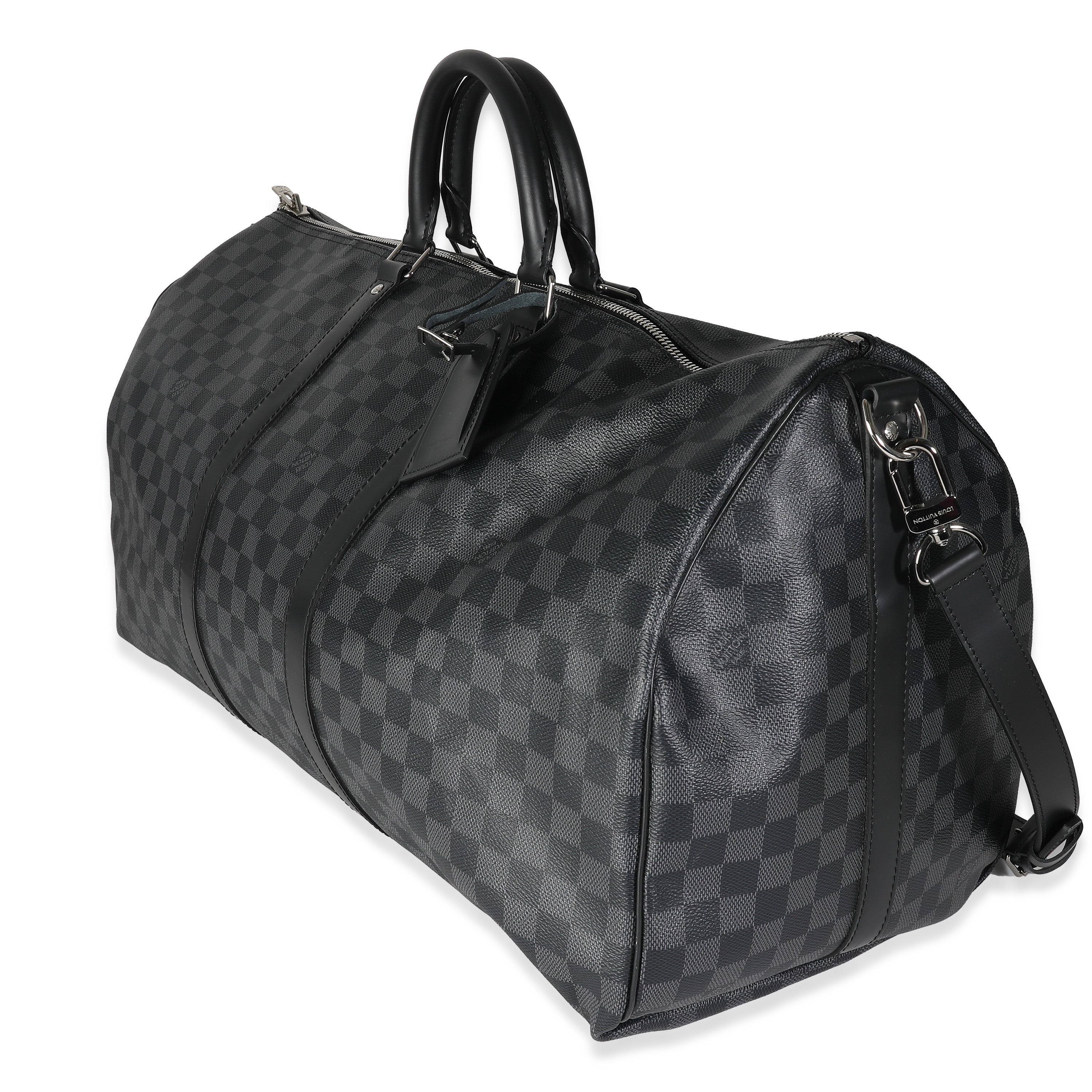 Louis Vuitton Damier Graphite Canvas Keepall Bandouliere 55