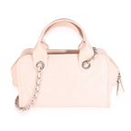 Chanel Pink Quilted Caviar Small Deauville Bowling Handbag