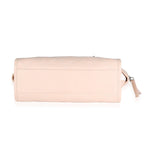 Chanel Pink Quilted Caviar Small Deauville Bowling Handbag