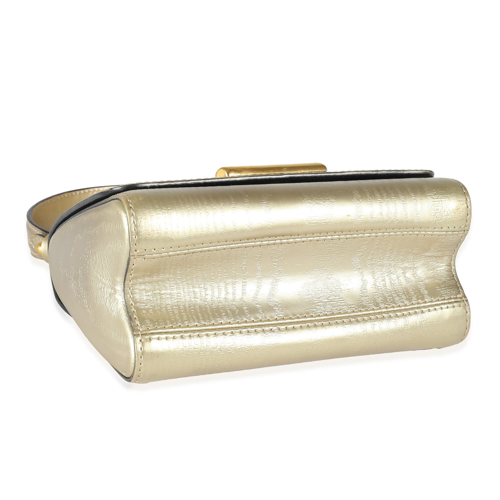 Louis Vuitton Gold Calfskin Gravity Twist PM