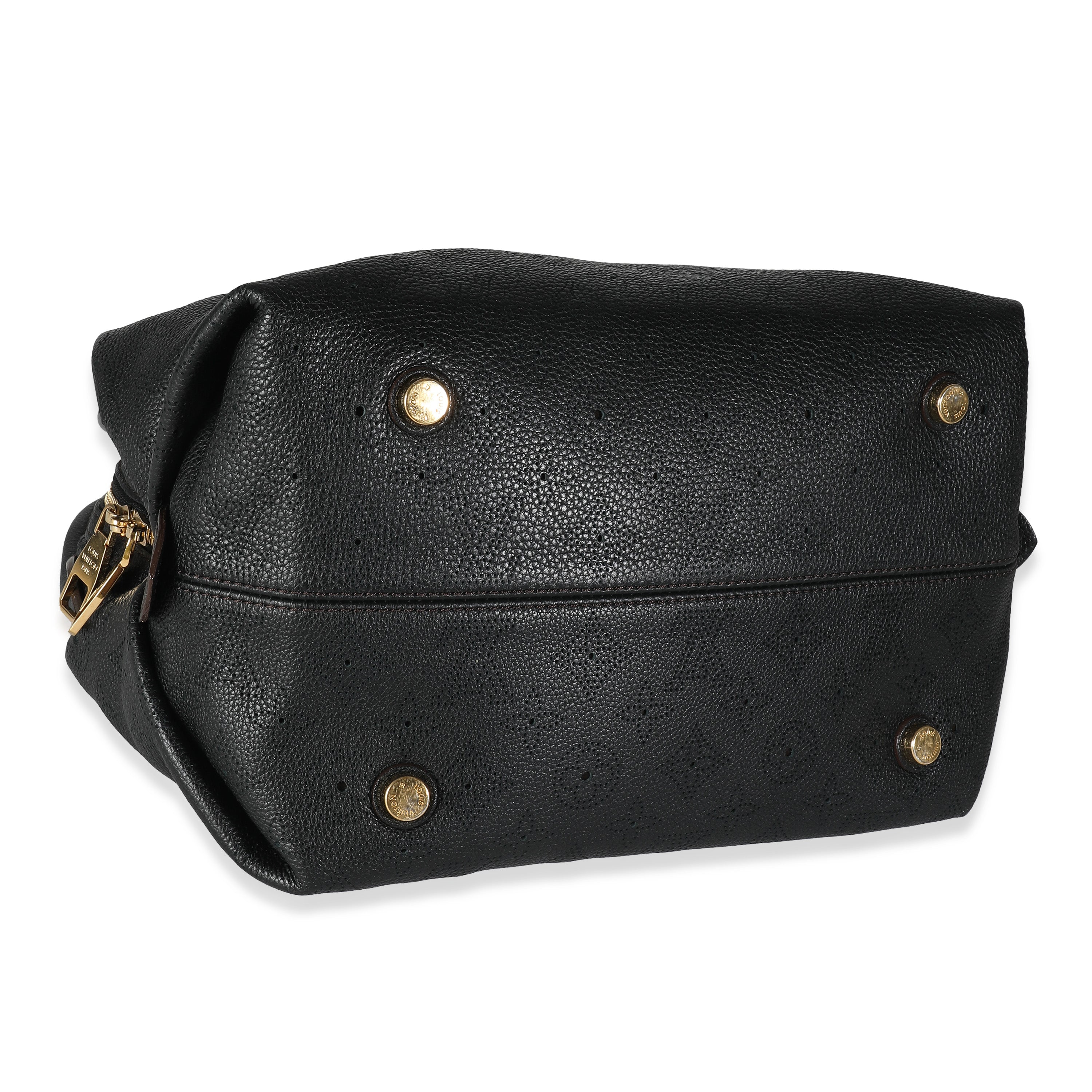 Louis Vuitton Black Monogram Mahina Galatea PM