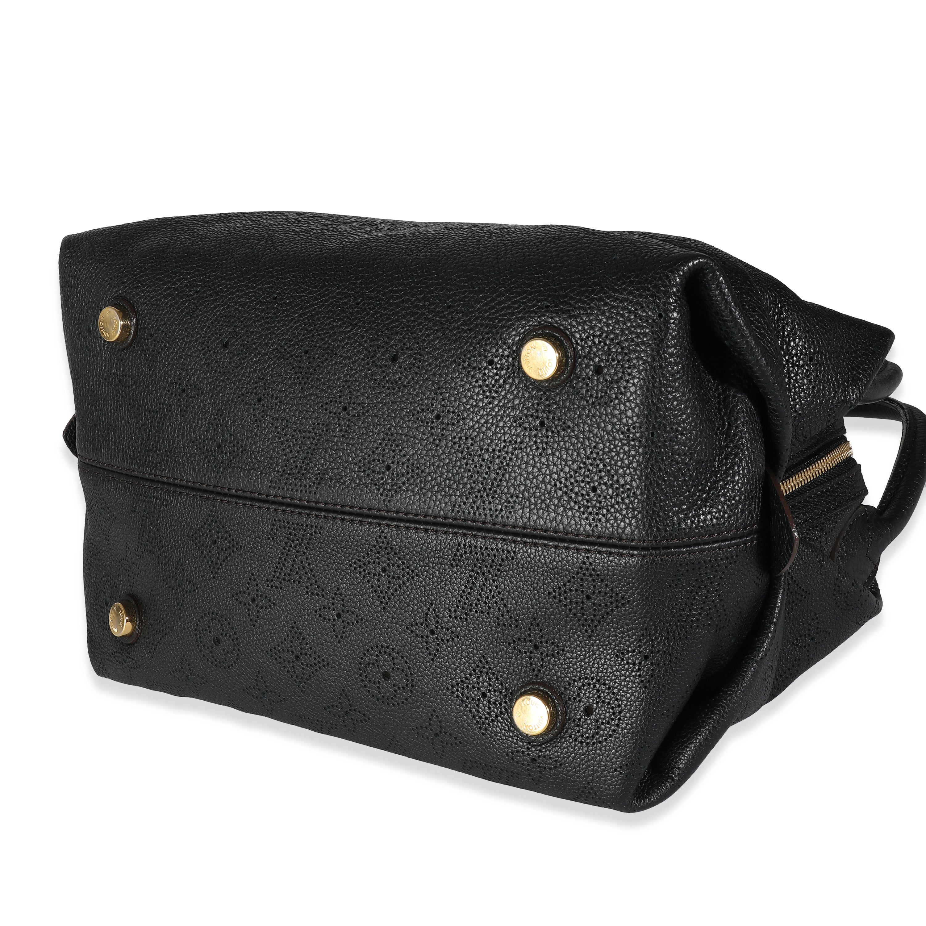 Louis Vuitton Black Monogram Mahina Galatea PM