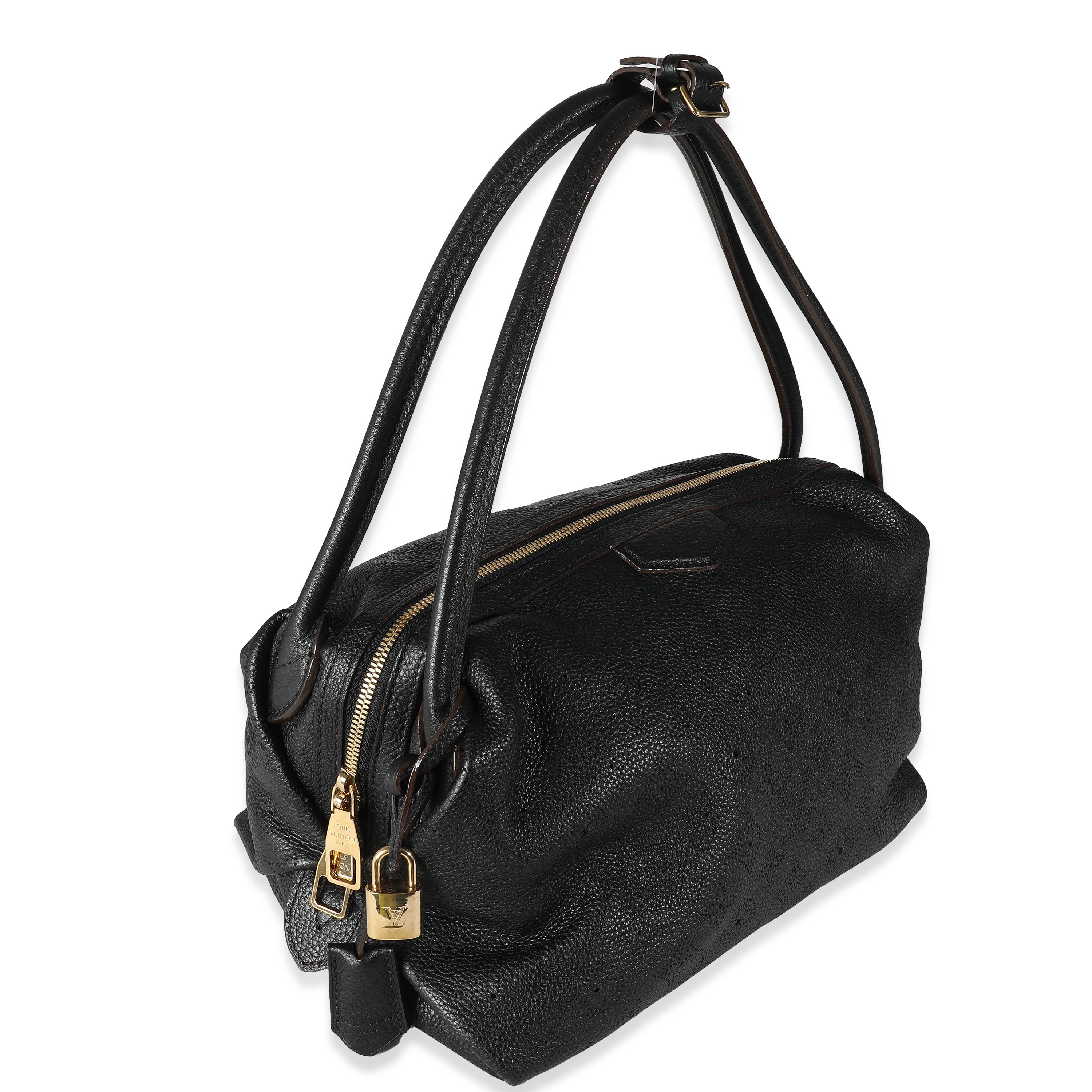 Louis Vuitton Black Monogram Mahina Galatea PM