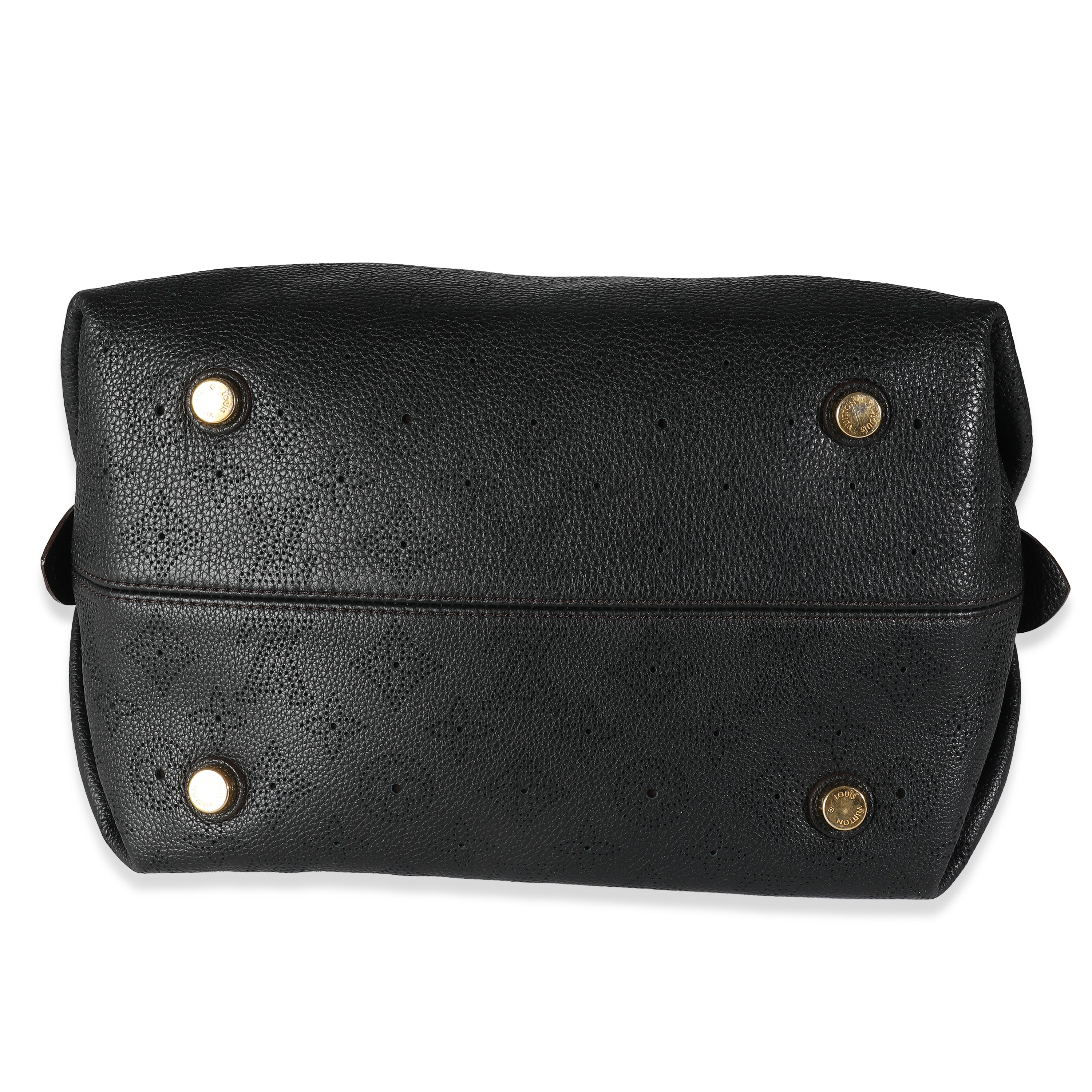 Louis Vuitton Black Monogram Mahina Galatea PM
