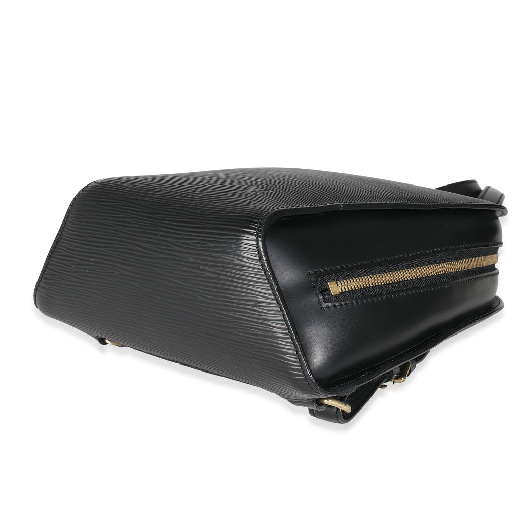 Louis Vuitton Black Epi Mabillon Backpack
