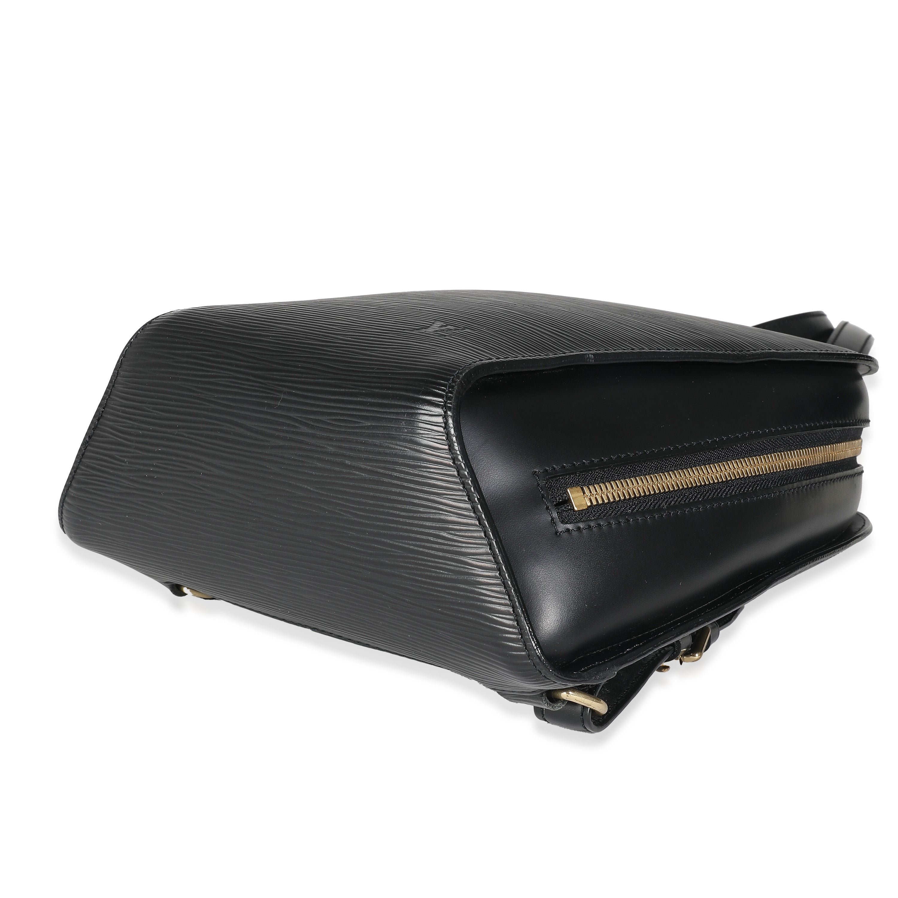 Louis Vuitton Black Epi Mabillon Backpack