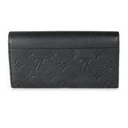 Louis Vuitton Black Empreinte Sarah Wallet